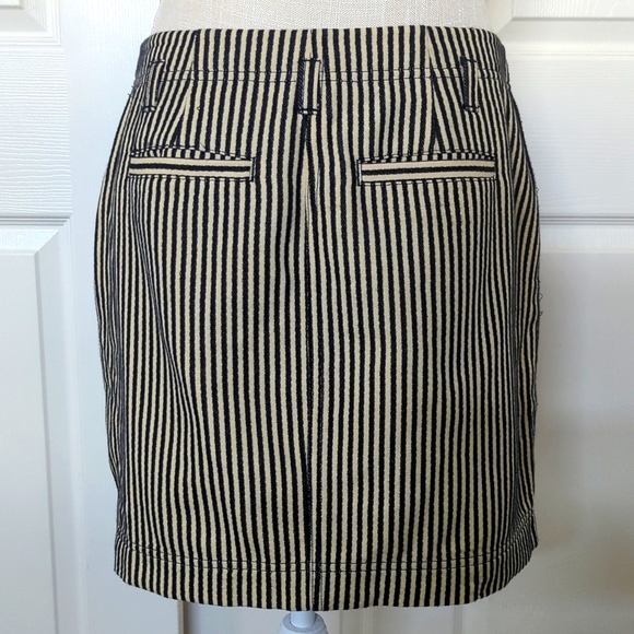 Madewell Ticking Stripe lace-up Mini skirt - Picture 6 of 6